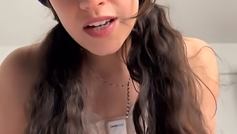 Beautiful Brunette Quinn Finite Has Great Self-Love Scenes In High Definition.