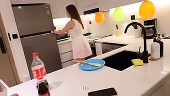 I Had A Sexual Experience With My Friend’s Mother In The Kitchen On His Birthday.
