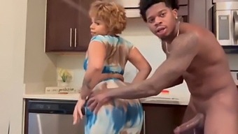 Big Cock Penetrates An 18-Year-Old Girl In The Kitchen.